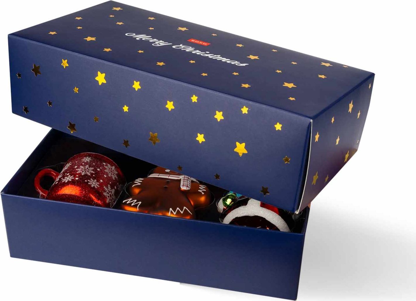 Soxo Zestaw 3x bombki choinkowe Soxo