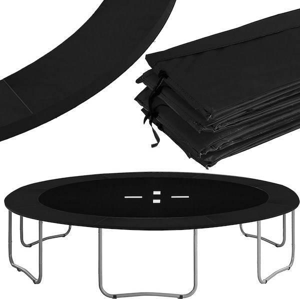 Springos Osłona na sprężyny z siatką do trampoliny zewnętrzną 8FT 244/250/252 cm czarna UNIWERSALNY
