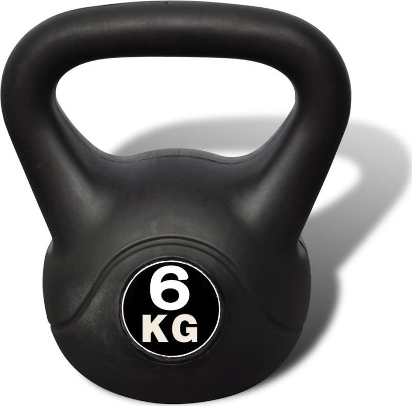 Kettlebell vidaXL bitumiczny 6 kg