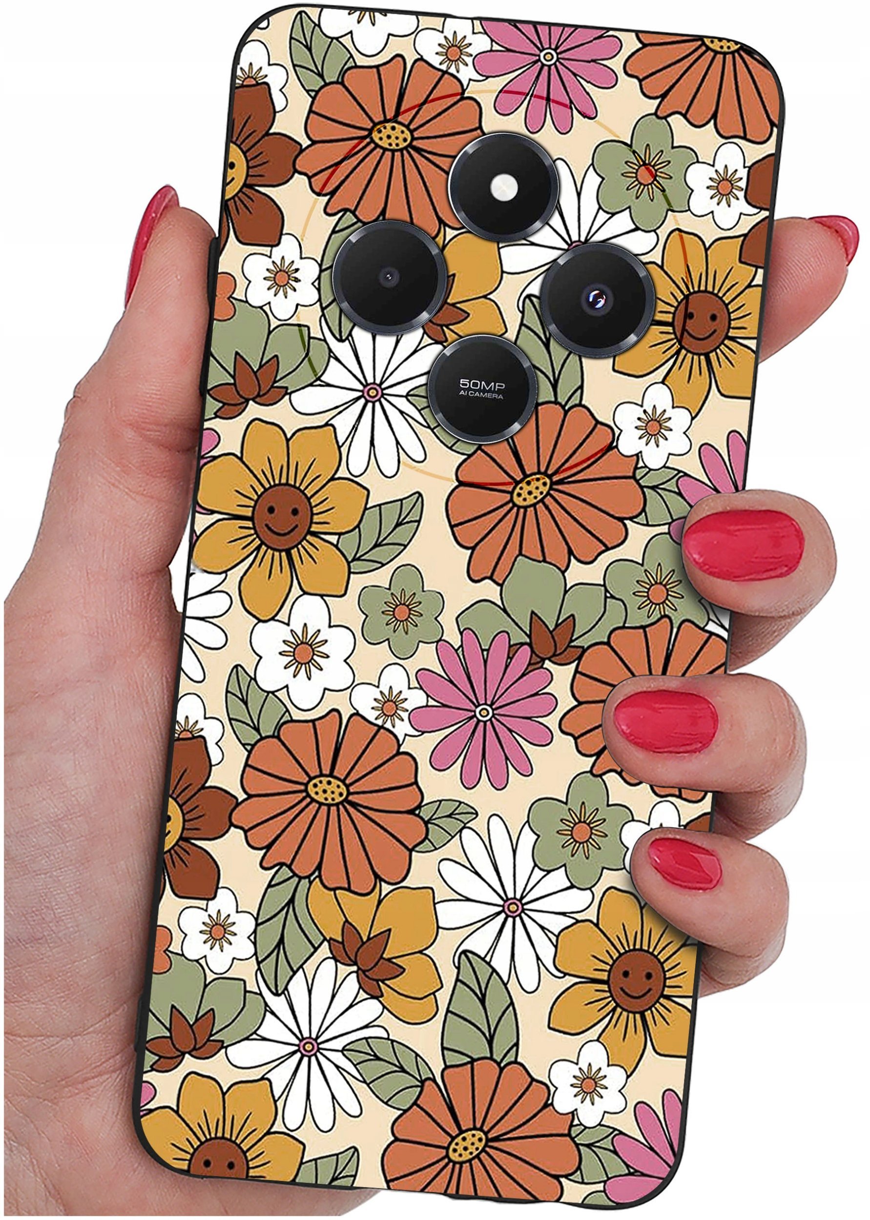 Etui do Xiaomi Redmi 14C WZORY |SILIKONOWE MATT CASE + SZKŁO 9H