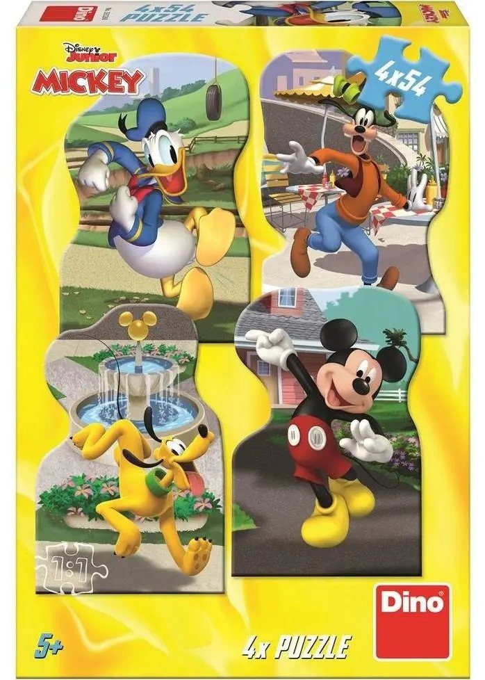Puzzle 4w1 4x54 Myszka Miki