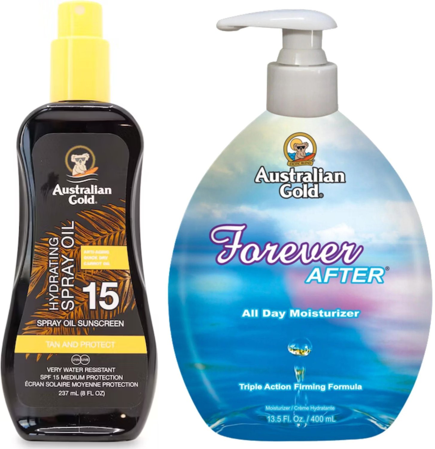 Australian Gold SPF15 Olejek W Sprayu Ochronny + Forever After 400ml