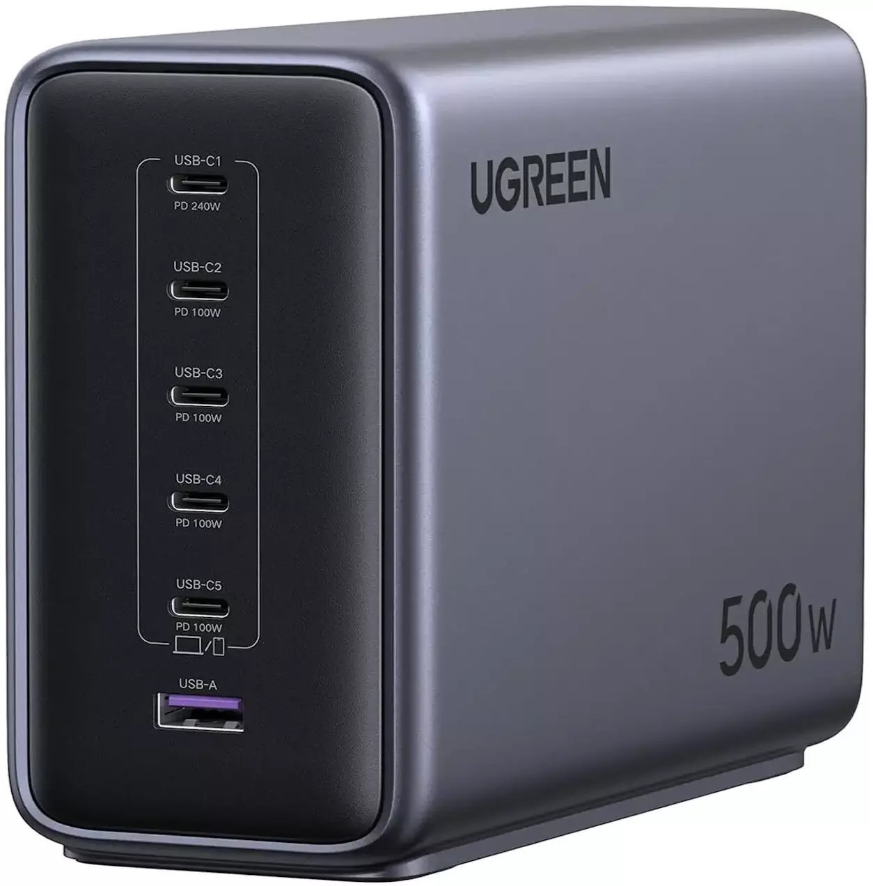Ładowarka Ugreen 500W 6-Port GaN Desktop Fast Char
