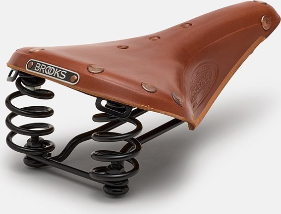 Brooks Siodełko BROOKS FLYER SPECIAL, Honey, Steel Rail, Waga 890g, Linia Leather (NEW)