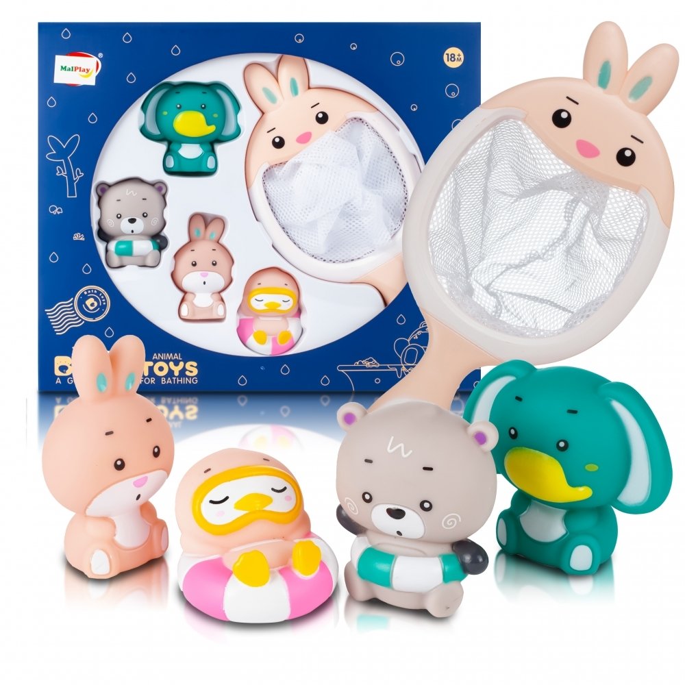 Zestaw zabawek do kąpieli Króliczek i Przyjaciele
