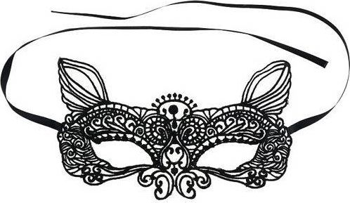 GoDan Maska karnawałowa ażurowa Kot - 1 szt. uniwersalny