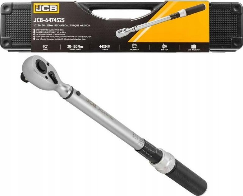 Hikoki JCB TORQUE WRENCH 1/2" 20-120Nm