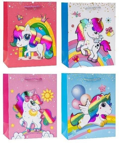 Torebka dziecięce Pop-Up 3D 18x23x8cm mix ROZETTE