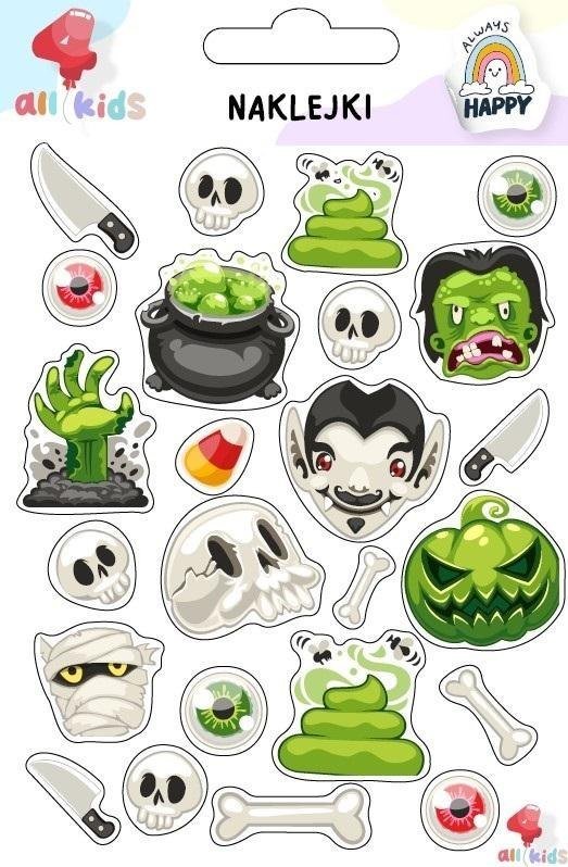 Naklejki dla dzieci Halloween 1
