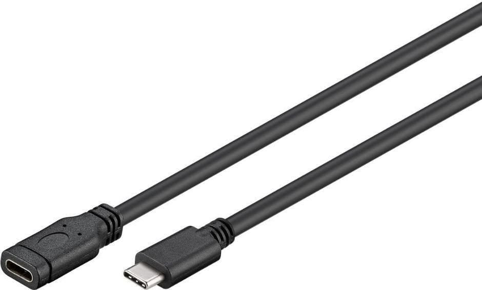 Kabel USB MicroConnect USB-C - USB-C 1.8 m Czarny (USB-C 3.0 Extension Cable,)