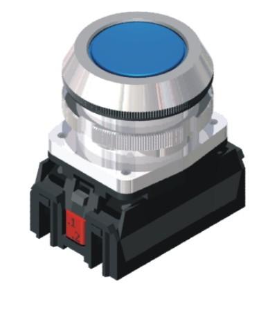 Promet Przycisk sterowniczy 30mm niebieski 1Z 1R z samopowrotem - W0-NEF30-K XY N