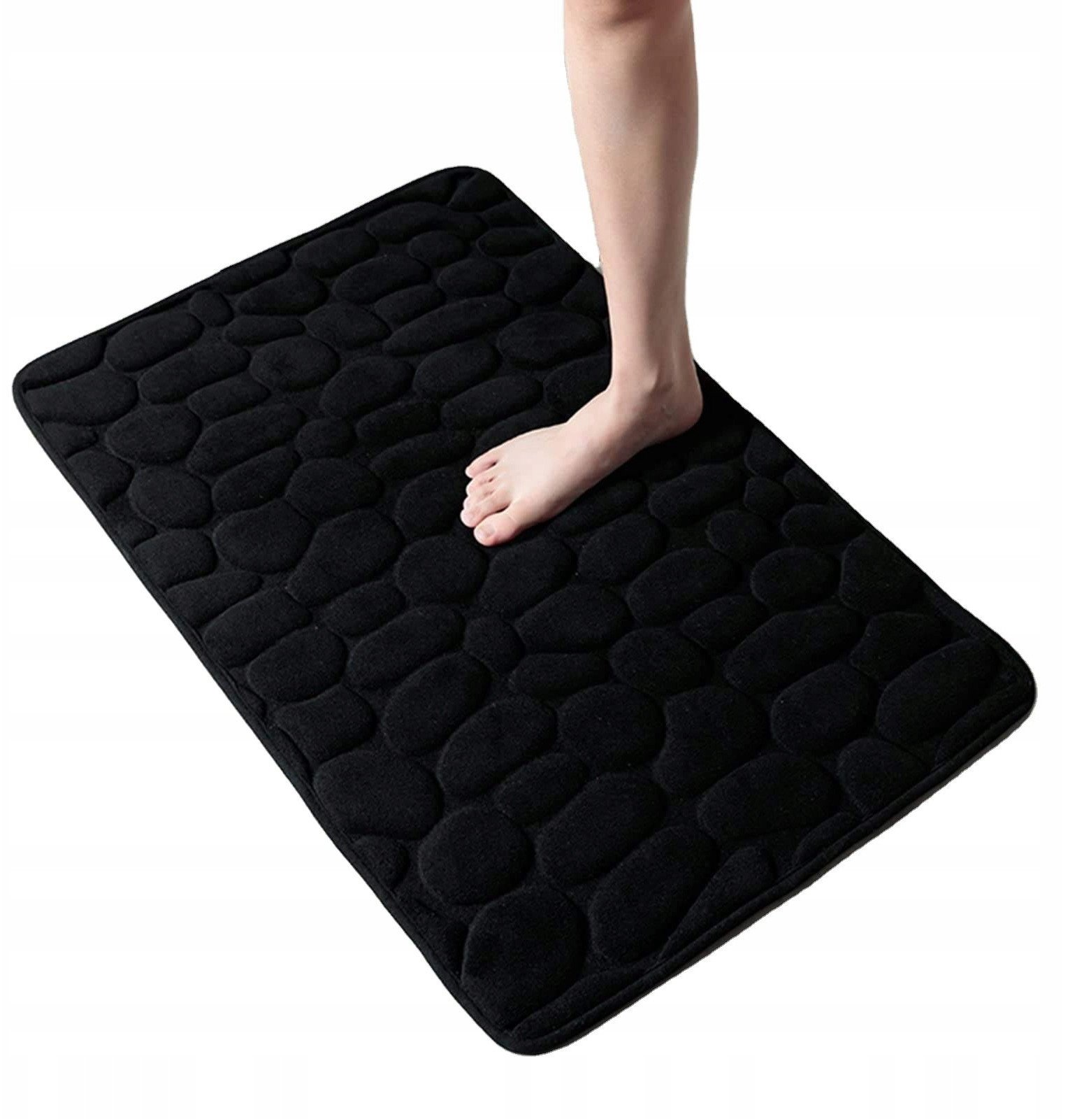 ITIMPORT Dywanik łazienkowy 60x40cm czarny