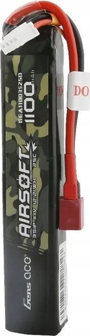 ML Akumulator Lipo Gens ace 25C 1100mAh 3S1P 11.1V Airsoft Gun z wtyczką T