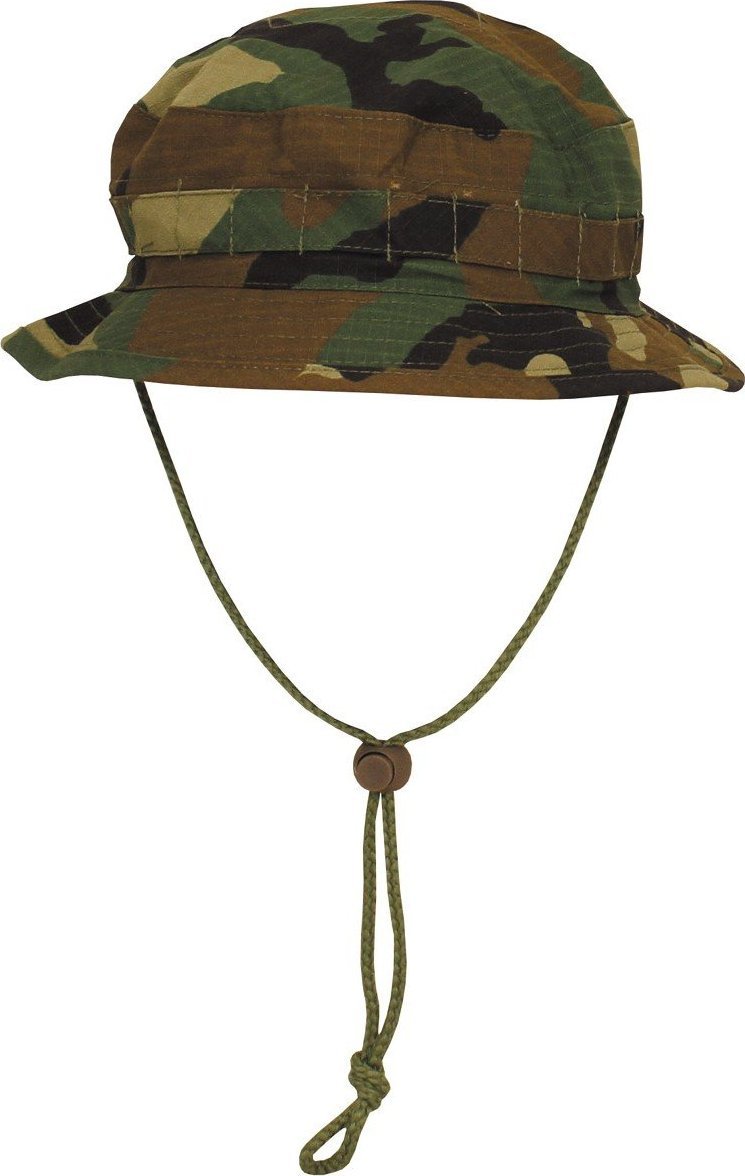MFH KAPELUSZ BOONIE RIP STOP WOODLAND M