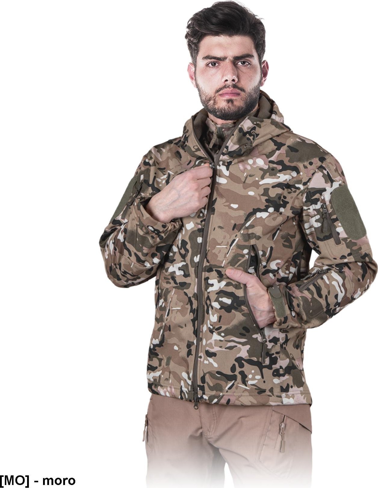 Kurtka męska R.E.I.S. TG-MOSS - Kurtka ochronna Tactical Guard z materiału SOFTSHELL, tkana 3XL