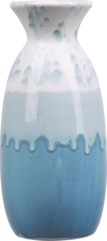 Shumee Wazon na kwiaty biało-niebieski CHALCIS