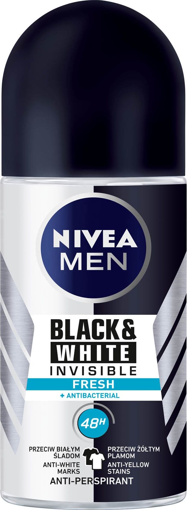 Nivea Dezodorant Antyperspirant INVISIBLE FRESH roll-on męski 50ml