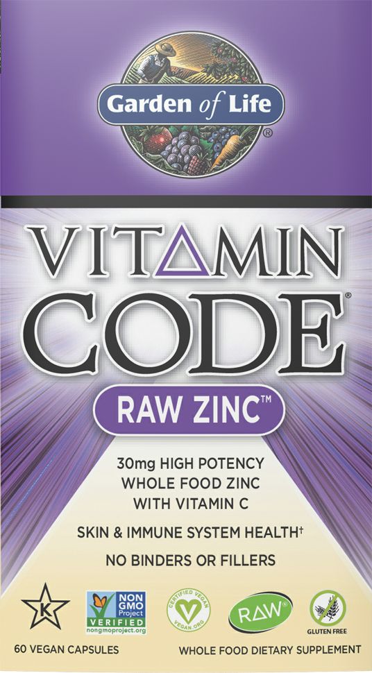 Garden of Life Garden of Life - Vitamin Code RAW, Cynk, 60 vkaps