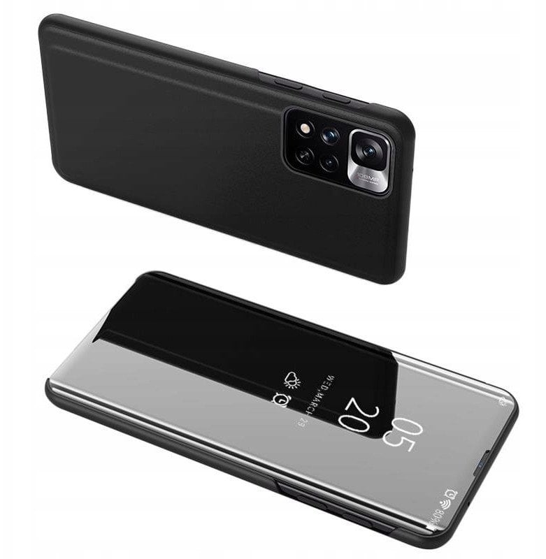Clear View Case etui Realme 10 pokrowiec z klapką czarne