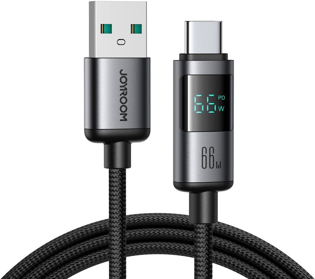 Kabel USB Joyroom USB-A - USB-C 1.2 m Czarny (6956116714420)