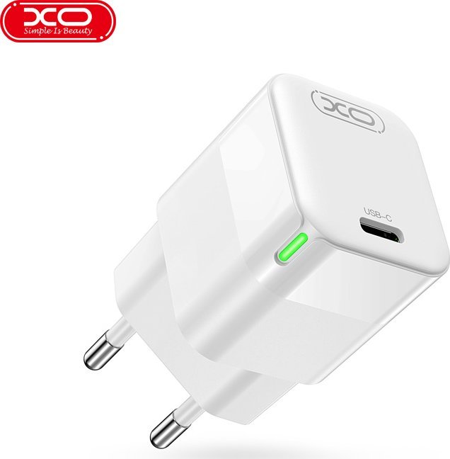 Ładowarka XO XO ładowarka sieciowa CE06 PD 30W 1x USB-C biała