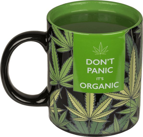 Out of the blue Magiczny Kubek MARIHUANA - Liście Konopi