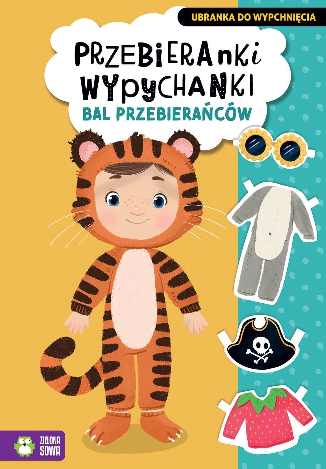 Zielona Sowa Przebieranki wypychanki Bal przebierańc 97569