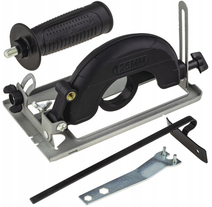 PRZYSTAWKA PROWADNICA DO SZLIFIERKI KĄTOWEJ 115 / 125 mm 4" ADAPTER OSŁONA