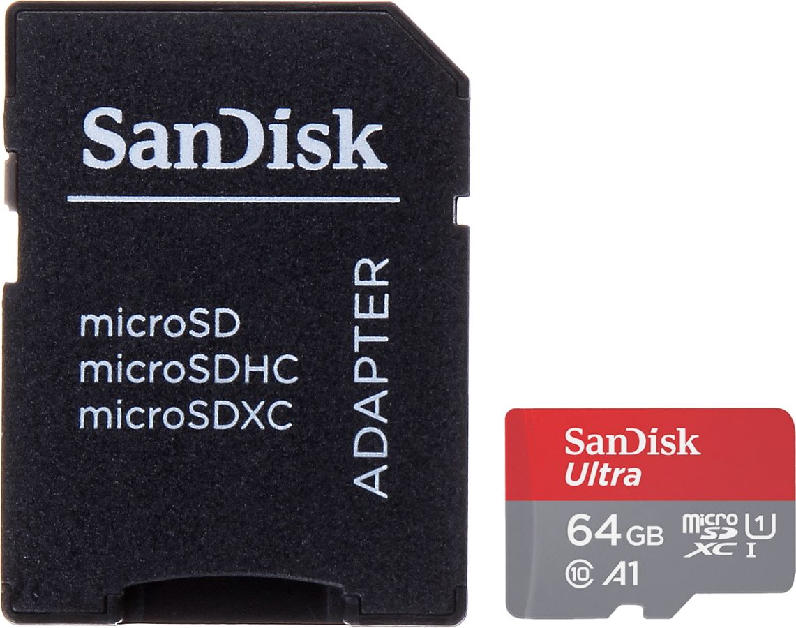 Karta SanDisk Ultra MicroSDXC 64 GB Class 10 UHS-I/U1 A1 (SD-MICRO-10/64-SAND)
