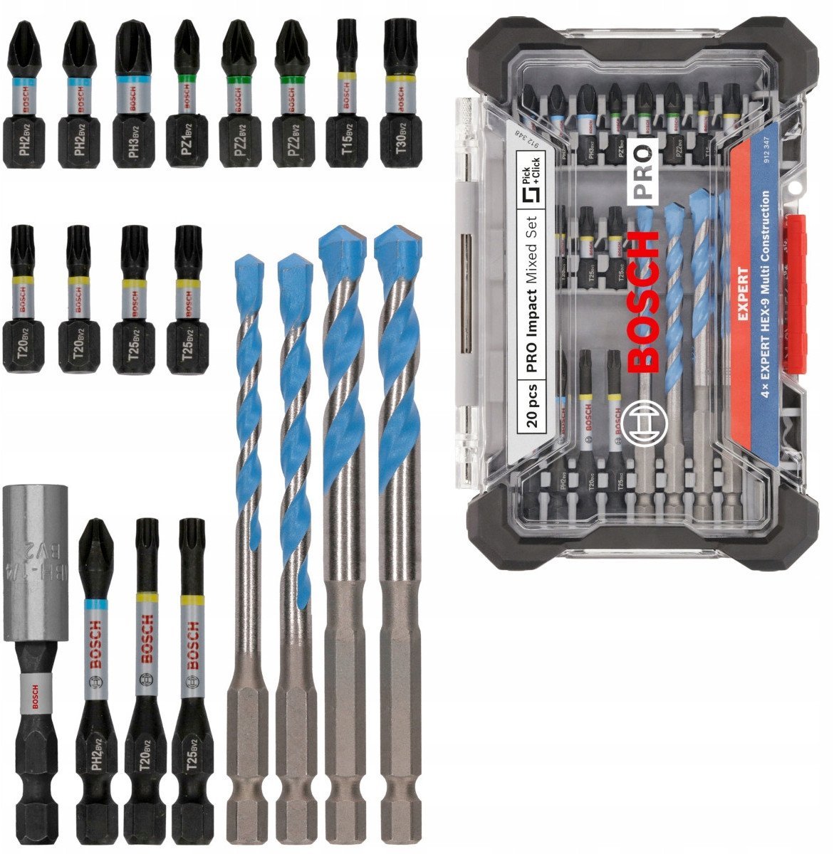 ZESTAW WIERTEŁ I BITÓW PRO Mixed Set