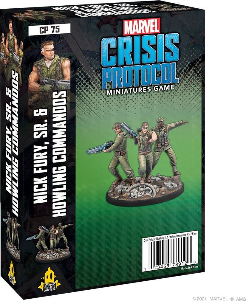 Atomic Mass Games Dodatek do gry Marvel: Crisis Protocol - Nick Fury, Sr. & the Howling Commandos