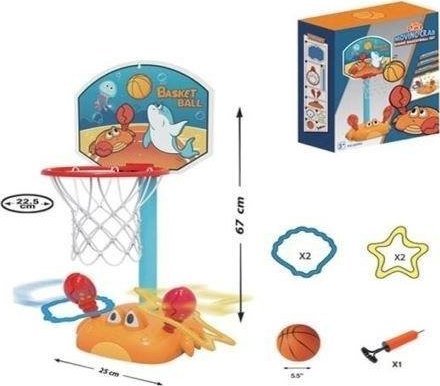 Maksik Zestaw do koszykówki z wodnymi zwierzętami
