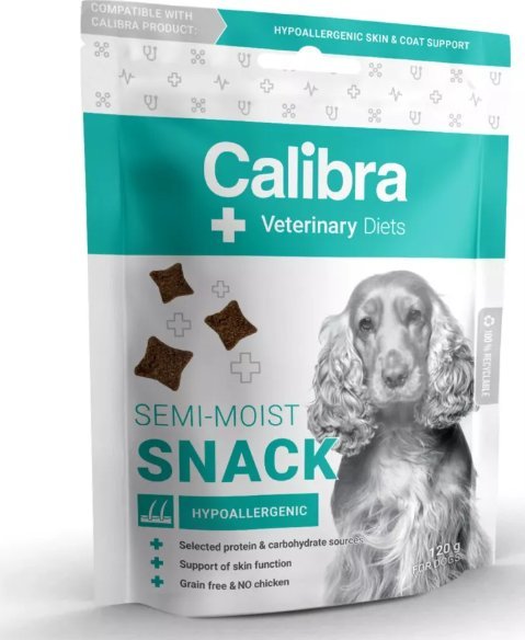 Calibra CALIBRA VD DOG SEMI-MOIST SNACK HYPOALLERGENIC - przysmak dla psa - 120G