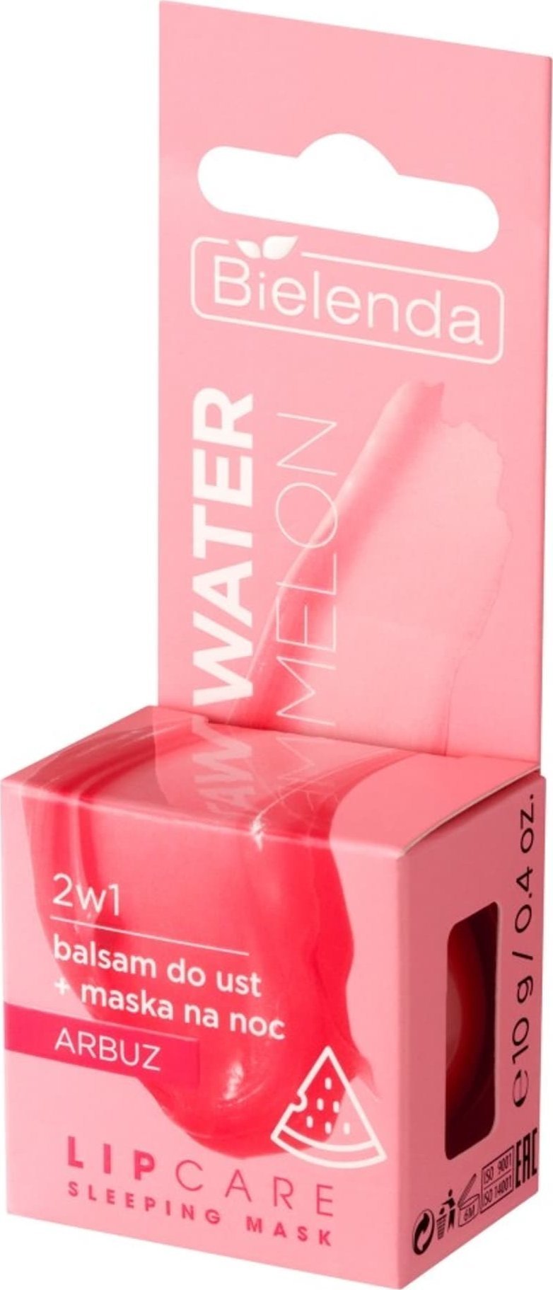 Bielenda BIELENDA Lip Care Balsam do ust + Maska na noc 2w1 Watermelon 10g