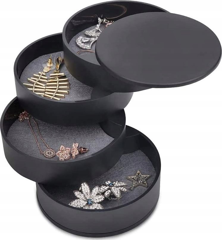 SZKATUŁKA PUDEŁKO ORGANIZER ETUI NA BIŻUTERIĘ BRANSOLETKI LUSTERKO F1