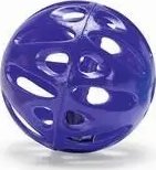 Beeztees BEEZTEES ZABAWKA DLA KOTA PLASTIKOWA PIŁECZKA Z DZWONKIEM 4cm /32