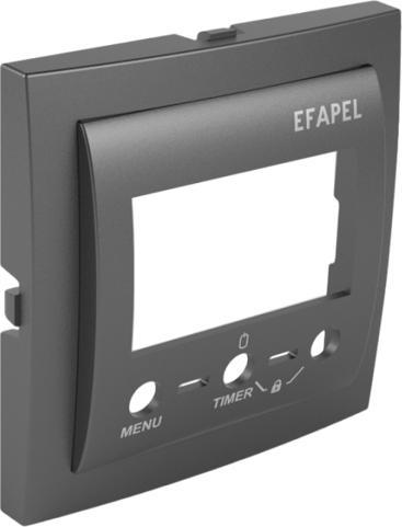 Efapel EFAPEL AQUARELLA ELEMENT CENTRALNY TERMOSTATU GRAFIT 90749 TIS