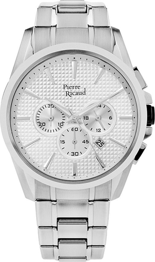 Zegarek Pierre Ricaud Zegarek męski Pierre Ricaud P60017.5113CH srebrny