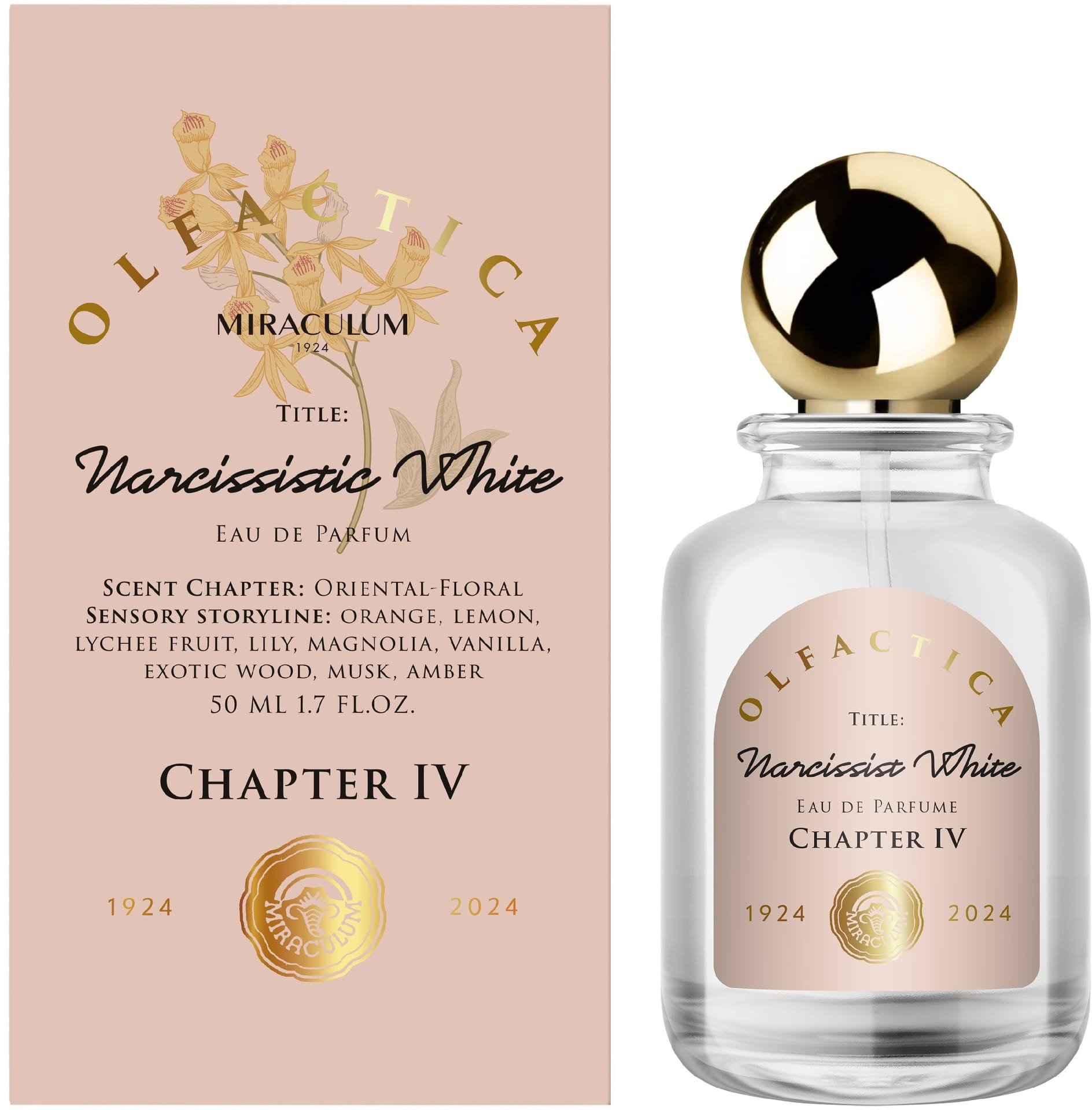 MIRACULUM Olfactica Woda perfumowana dla kobiet Narcissistic White - Chapter IV 50 ml