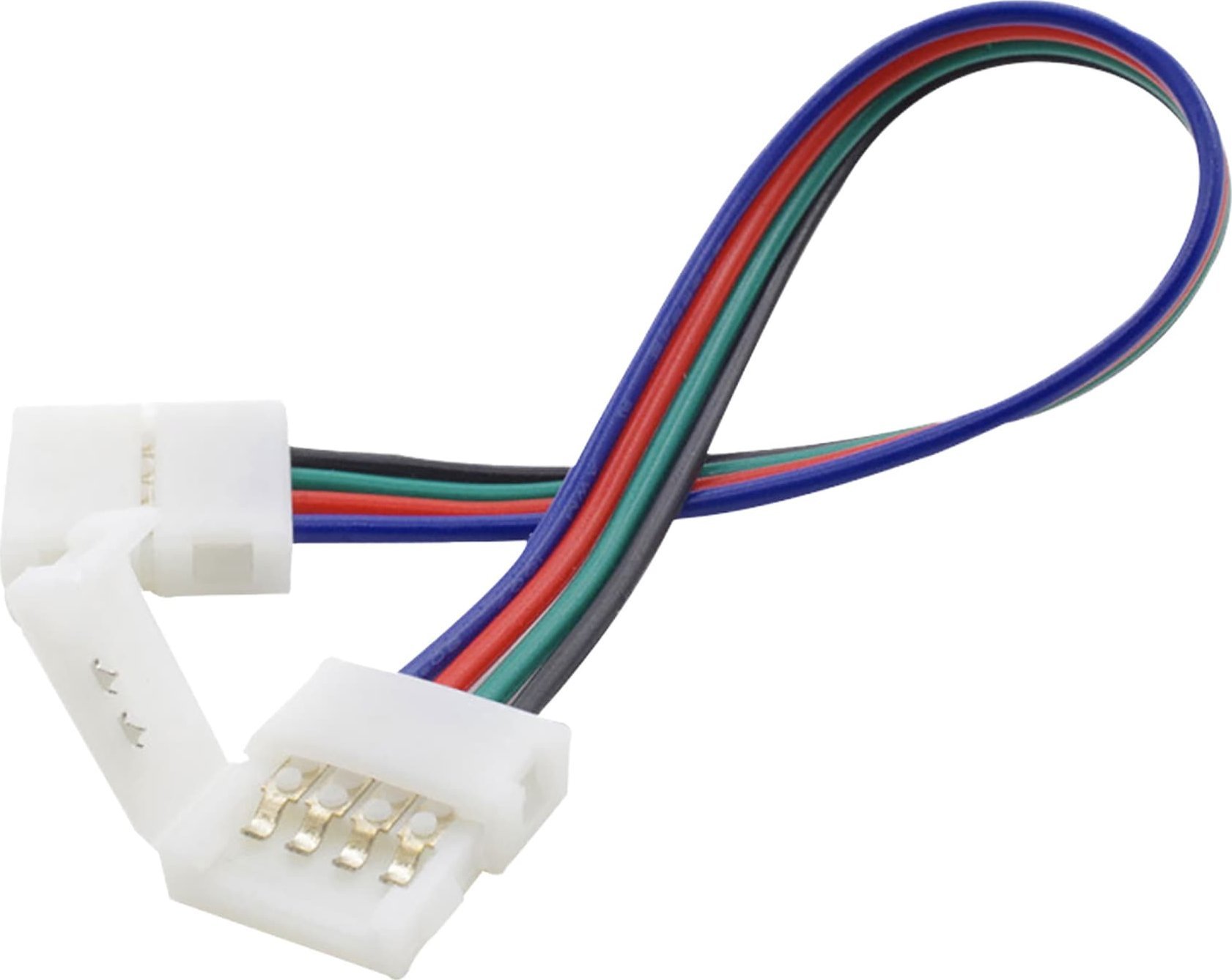 Orno Złączka LED RGB 10mm, dwustronna, z przewodem