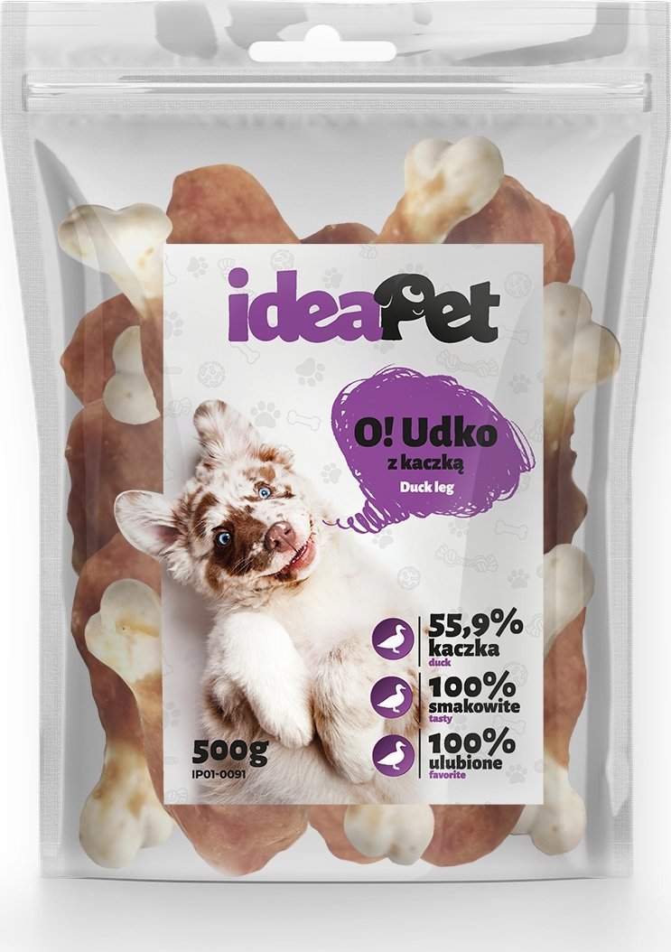 IdeaPet IDEAPET 500g UDKO Z KACZKĄ