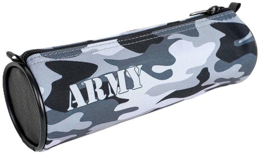 Piórnik FANDY Piórnik rolka Army moro szary