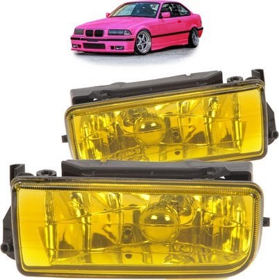 MTuning Zestaw lamp przeciwmgielnych Yellow BMW 3 E36 Compact 1991-1999