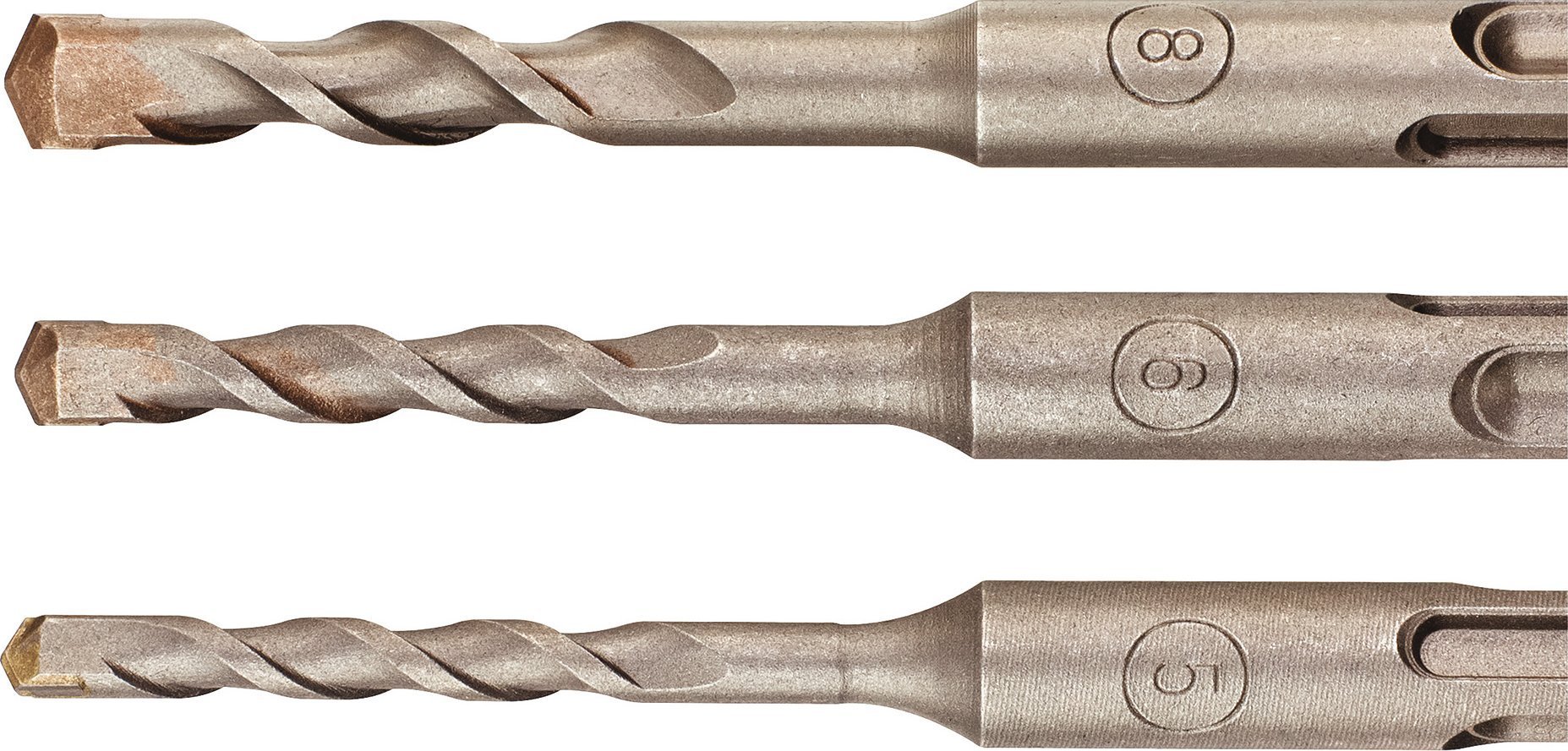 Wiertło Irwin IRWIN WIERTŁO DO BETONU SDS PLUS kpl. 3szt. 5, 6 i 8mm w kasecie