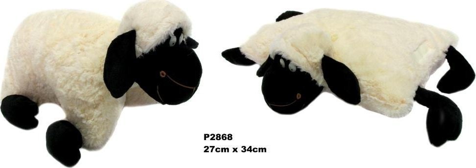 Poduszka owca czarne nogi 27x34cm