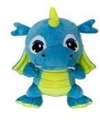 Smok błękitno żółty 15cm