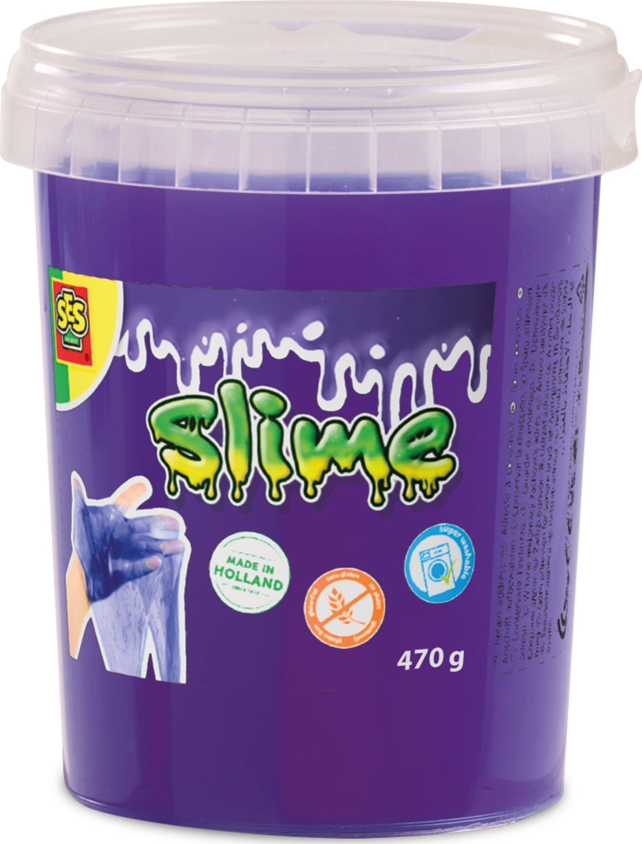 SES Slime fioletowy brokat 470g 15034 50341