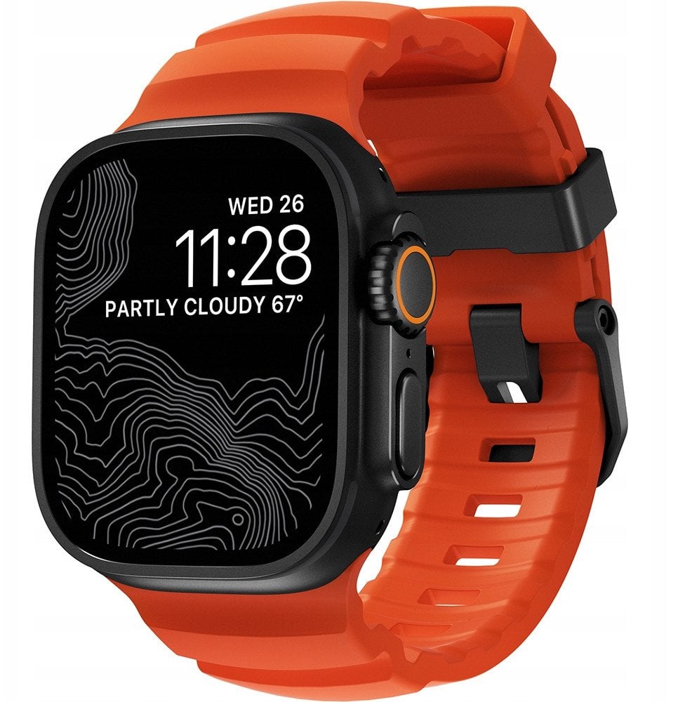 Nomad Rocky Point Band, black/magma - AW 49/45/44/42mm