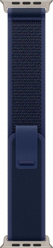 Apple 49mm Blue Trail�Loop�-�S/M - Natural Titanium Finish