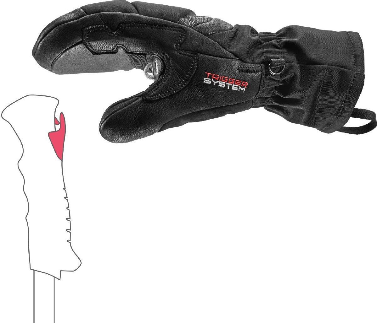 LEKI RĘKAWICE Griffin Base 3D Women Mitt bl 6.0